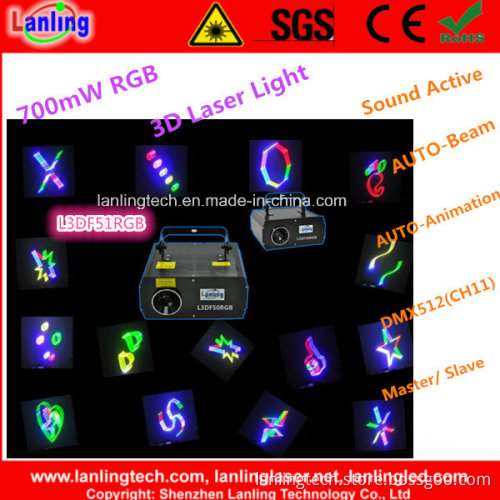 700MW 3D RGB Laser Disco Light (L3DF51RGB)